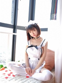 Maid outfit uniform temptation proud jiao meng Ming yan as a person tomato cucumber welfare picture(3)